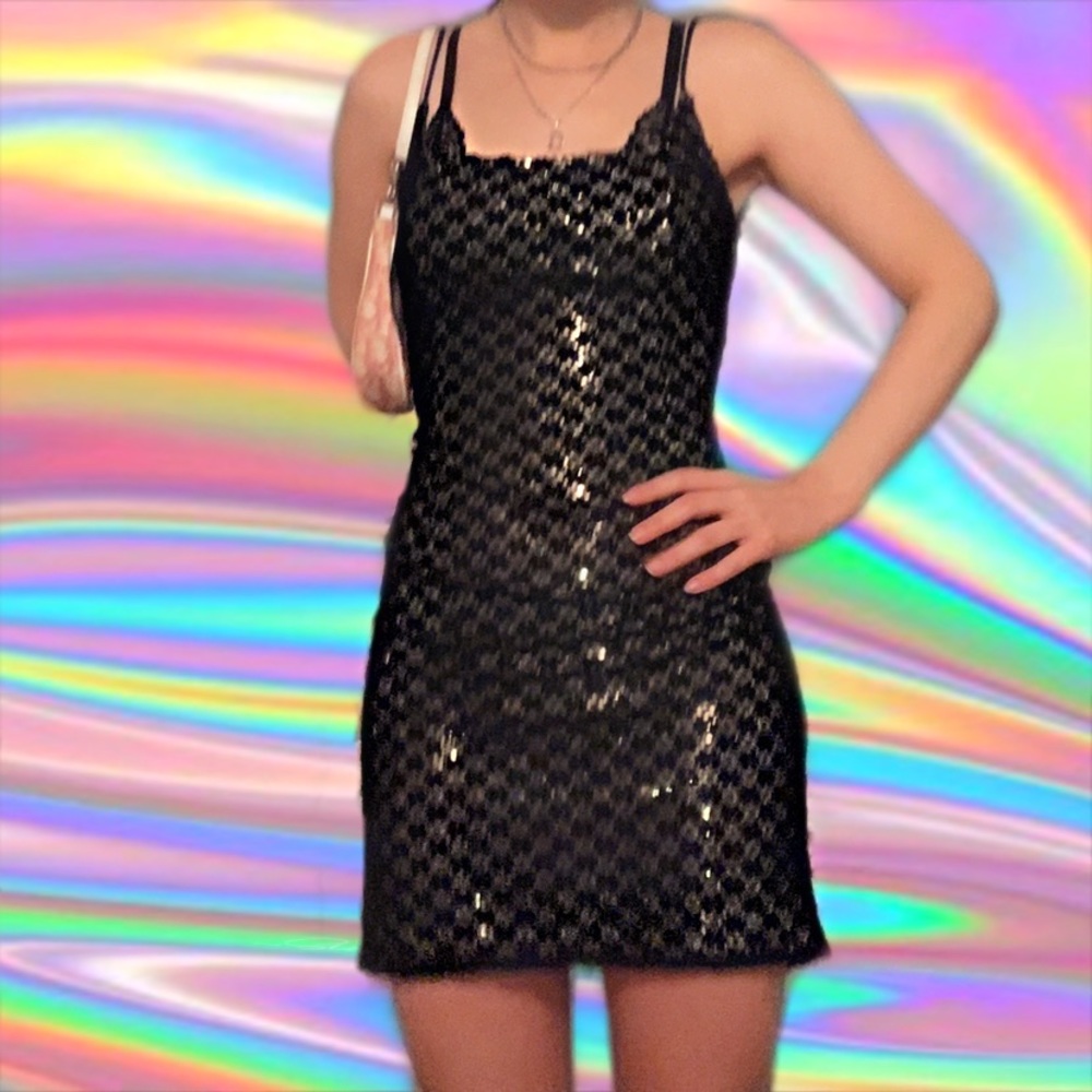 JESSICA MCCLINTOCK VINTAGE DRESS - Picture 4 of 4